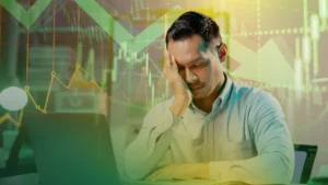 emotional man during trading